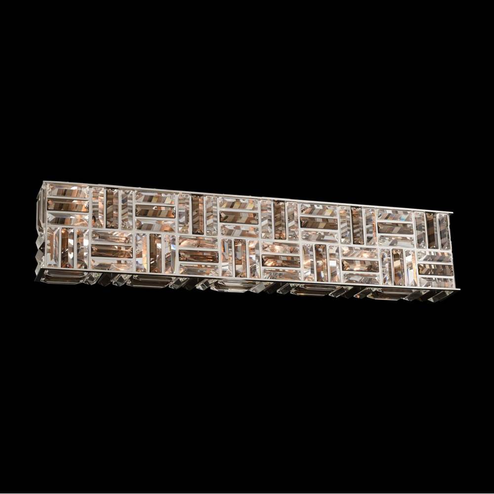Allegri By Kalco Lighting Modello 32-in 8 Light Socket Chrome Vanity Light
