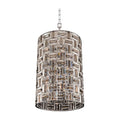 Allegri By Kalco Lighting 031750-010-FR000 Chrome Modello 19-in 8 Light Socket Chrome Tiered Chandelier Image 1
