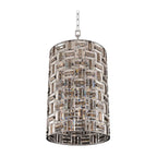 Allegri By Kalco Lighting 031750-010-FR000 Chrome Modello 19-in 8 Light Socket Chrome Tiered Chandelier Image 1