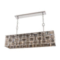 Allegri By Kalco Lighting Modello 42-in 5 Light Socket Chrome Linear Pendant
