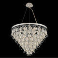 Allegri By Kalco Lighting 031951-010-FR001 Chrome Carmella 27-in 9 Light Socket Chrome/clear Chandelier Image 1