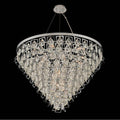Allegri By Kalco Lighting Carmella 36-in 15 Light Socket Chrome/clear Chandelier