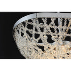 Allegri By Kalco Lighting 032450-010-FR001 Chrome Lana 21-in 6 Light Socket Chrome/clear Pendant Image 4