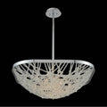 Allegri By Kalco Lighting Lana 26-in 6 Light Socket Chrome/clear Pendant