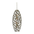 Allegri By Kalco Lighting Gemini 17-in 12 Light Socket Champagne Gold/clear Chandelier