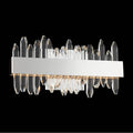 Allegri By Kalco Lighting 032720-010-FR001 Chrome Quasar 8-in 1 Light Led Chrome/clear Wall Sconce Image 1