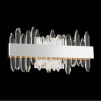 Allegri By Kalco Lighting 032720-010-FR001 Chrome Quasar 8-in 1 Light Led Chrome/clear Wall Sconce Image 1