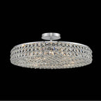 Allegri By Kalco Lighting 032842-010-FR001 Chrome Loro 20-in 8 Light Socket Chrome/clear Semi-flush Mount Image 1