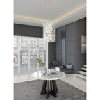 Allegri By Kalco Lighting Fonseca 19-in 8 Light Socket Chrome/clear Chandelier