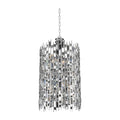 Allegri By Kalco Lighting 033050-010-FR001 Chrome Fonseca 19-in 8 Light Socket Chrome/clear Chandelier Image 1