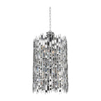Allegri By Kalco Lighting 033050-010-FR001 Chrome Fonseca 19-in 8 Light Socket Chrome/clear Chandelier Image 1