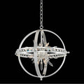 Allegri By Kalco Lighting Angelo 22.5-in 6 Light Socket Silver/clear Chandelier