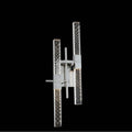 Allegri By Kalco Lighting Apollo 27.5-in 2 Light Led Chrome/clear Wall Sconce