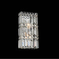 Allegri By Kalco Lighting Rettangolo 12.5-in 2 Light Socket Chrome/clear Wall Sconce
