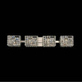 Allegri By Kalco Lighting 035234-046-FR001 Polished Nickel Marazzi 31-in 4 Light Socket Polished Nickel/clear Vanity Light Image 1