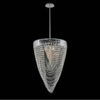 Allegri By Kalco Lighting 035350-010-FR001 Chrome Mira 21-in 12 Light Socket Chrome/clear Chandelier Image 1