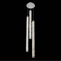 Allegri By Kalco Lighting Lina 12-in 3 Light Led Chrome/clear Multi-pendant