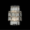 Allegri By Kalco Lighting Livelli 12-in 2 Light Socket Chrome/clear Wall Sconce