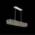 Allegri By Kalco Lighting Piazze 45-in 8 Light Socket Chrome/clear Linear Pendant