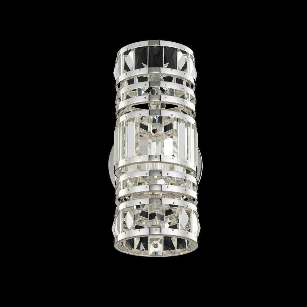 Allegri By Kalco Lighting 037021-014-FR001 Silver Strato 12-in 2 Light Socket Silver/clear Wall Sconce Image 1
