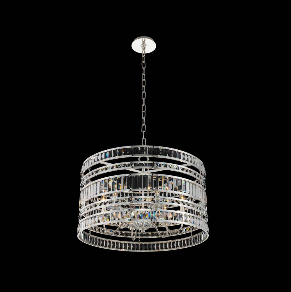 Allegri By Kalco Lighting 037055-014-FR001 Silver Strato 25.5-in 6 Light Socket Silver/clear Chandelier Image 1
