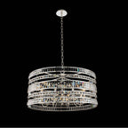 Allegri By Kalco Lighting 037056-014-FR001 Silver Strato 31.5-in 8 Light Socket Silver/clear Chandelier Image 1