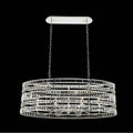 Allegri By Kalco Lighting 037061-014-FR001 Silver Strato 42-in 12 Light Socket Silver/clear Linear Pendant Image 1