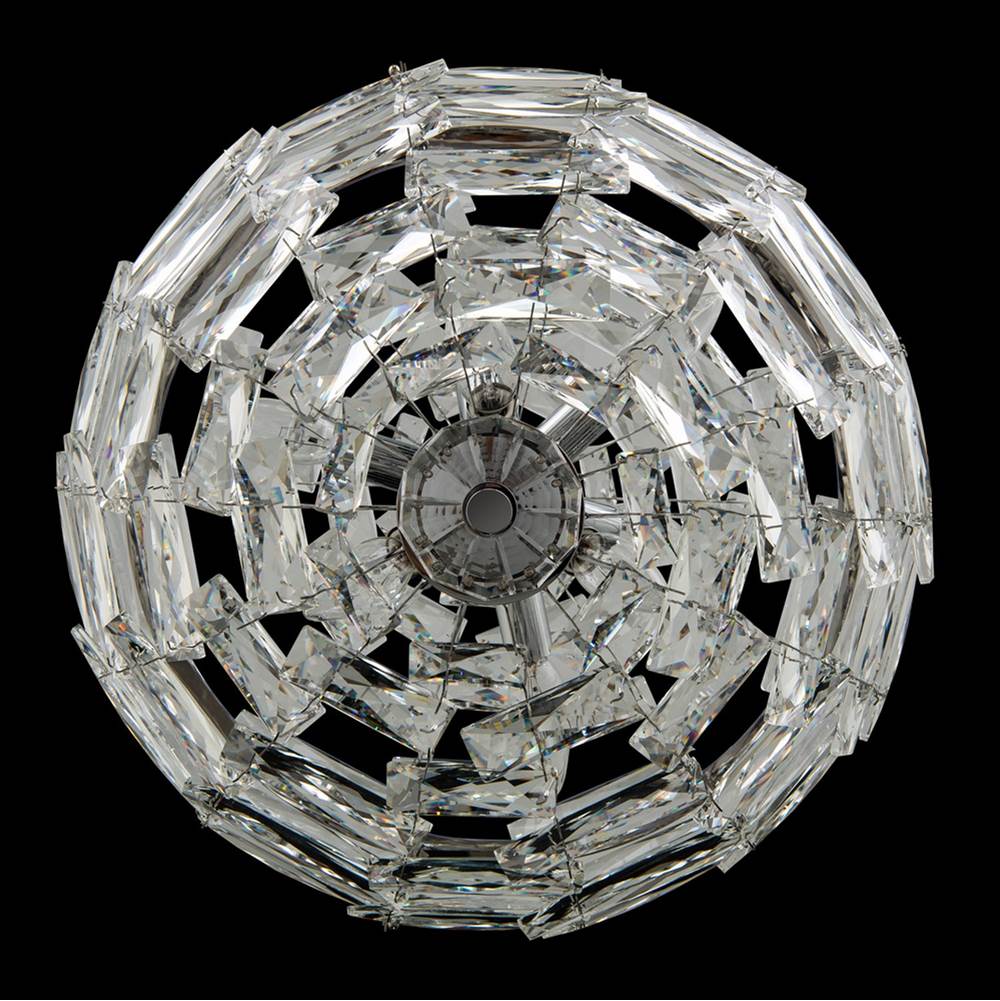 Allegri By Kalco Lighting Alta 36-in 16 Light Socket Chrome/clear Chandelier