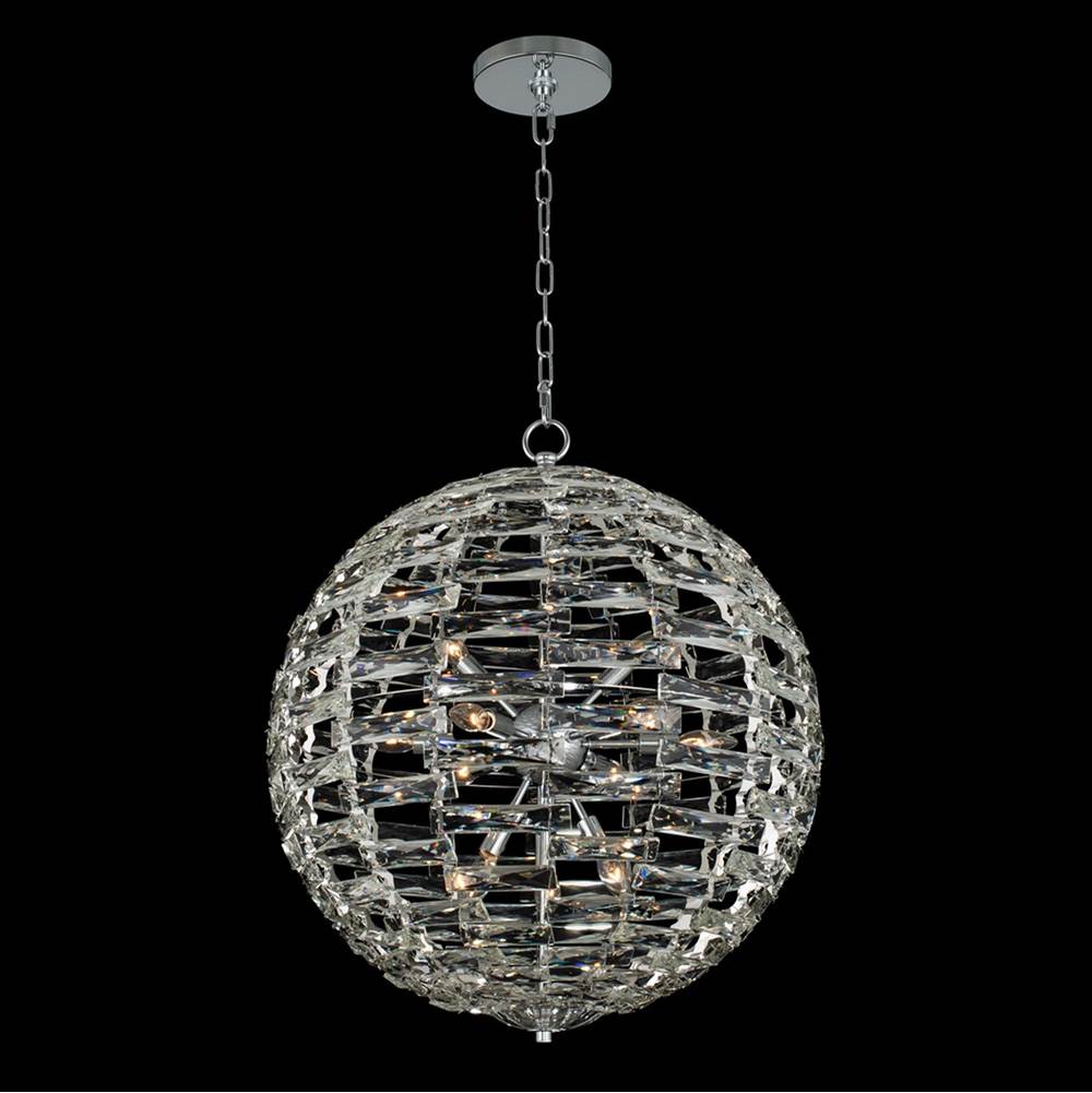 Allegri By Kalco Lighting 037257-010-FR001 Chrome Alta 36-in 16 Light Socket Chrome/clear Chandelier Image 1