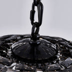 Allegri By Kalco Lighting 037257-184-FR102 Black Nickel Alta 36-in 16 Light Socket Black Nickel/plated Smokey Chandelier Image 3