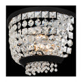 Allegri By Kalco Lighting Terzo 11-in 2 Light Socket Matte Black (fluorocarbon)/clear Wall Sconce