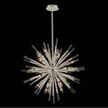 Allegri By Kalco Lighting Sprazzo 28-in 19 Light Socket Silver/clear Chandelier