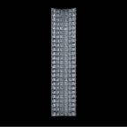 Allegri By Kalco Lighting 037521-010-FR001 Chrome Nuvole 26-in 1 Light Led Chrome/clear Wall Sconce Image 2