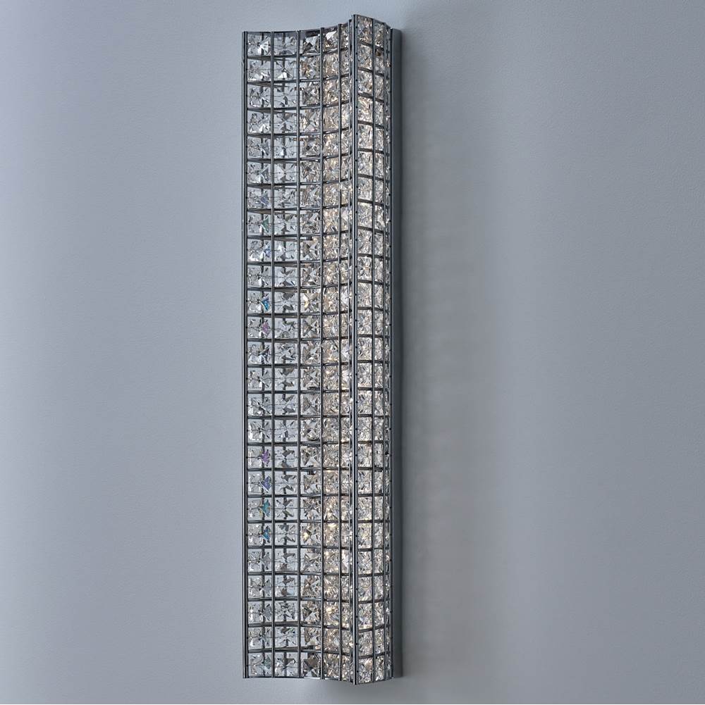 Allegri By Kalco Lighting 037521-010-FR001 Chrome Nuvole 26-in 1 Light Led Chrome/clear Wall Sconce Image 3