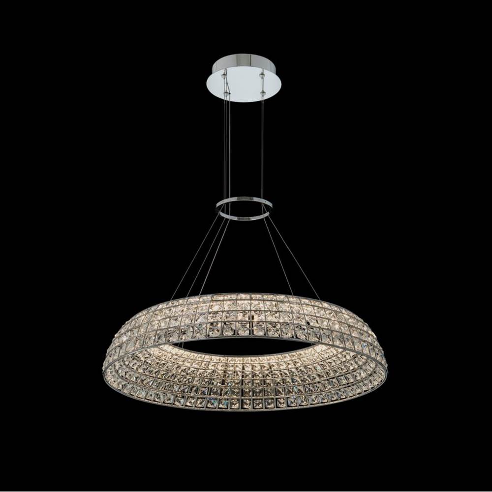 Allegri By Kalco Lighting Nuvole 28-in 1 Light Led Chrome/clear Chandelier