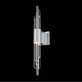 Allegri By Kalco Lighting Lucca 6-in 1 Light Led Chrome/clear Wall Sconce