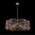 Allegri By Kalco Lighting 038156-044-FR001 Winter Brass Inclanata 34-in 8 Light Socket Winter Brass/clear Chandelier Image 1