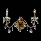 Allegri By Kalco Lighting 039021-032-FR001 Historic Brass Venere 14-in 2 Light Socket Historic Brass/clear Wall Sconce Image 1