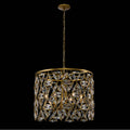 Allegri By Kalco Lighting Triangulo 28-in 6 Light Socket True Brass/clear Chandelier