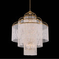 Allegri By Kalco Lighting 039872-062-FR001 True Brass Torta 40-in 18 Light Socket True Brass/clear Chandelier Image 1