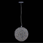 Allegri By Kalco Lighting 040056-010-FR1AQCG Chrome Lina Colorata 14-in 1 Light Led Chrome/plated Aqua, Champange Gold, And Clear Pendant Image 1