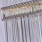 Allegri By Kalco Lighting 040257-010-FR001 Chrome Piovere 36-in 1 Light Led Chrome/clear Chandelier Image 4