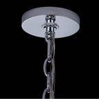 Allegri By Kalco Lighting 040655-010-FR001 Chrome Frangia 28-in 12 Light Socket Chrome/clear Chandelier Image 4