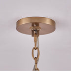 Allegri By Kalco Lighting 040655-038-FR001 Brushed Champagne Gold Frangia 28-in 12 Light Socket Brushed Champagne Gold/clear Chandelier Image 2