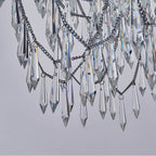 Allegri By Kalco Lighting 040656-010-FR001 Chrome Frangia 34-in 18 Light Socket Chrome/clear Chandelier Image 3
