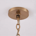 Allegri By Kalco Lighting 040656-038-FR001 Brushed Champagne Gold Frangia 34-in 18 Light Socket Brushed Champagne Gold/clear Chandelier Image 5