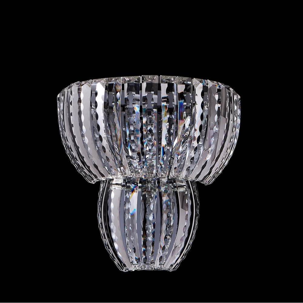 Allegri By Kalco Lighting Fontana 13.5-in 3 Light Socket Chrome/clear Wall Sconce