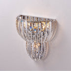 Allegri By Kalco Lighting 040823-010-FR001 Chrome Fontana 13.5-in 3 Light Socket Chrome/clear Wall Sconce Image 2