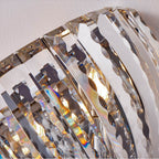 Allegri By Kalco Lighting 040823-010-FR001 Chrome Fontana 13.5-in 3 Light Socket Chrome/clear Wall Sconce Image 5
