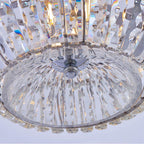 Allegri By Kalco Lighting 040851-010-FR001 Chrome Fontana 21.5-in 9 Light Socket Chrome/clear Pendant Image 3